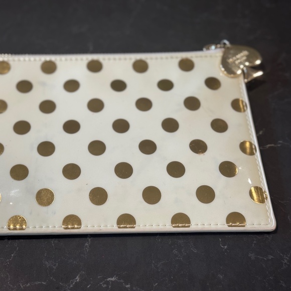 Kate Spade Gold Dot Pencil Pouch - Picture 1 of 4